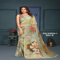 NP Sarees Nav Durga Vol-1 Wholesale Soft Weightless Printed Sarees