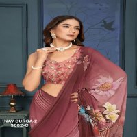 NP Sarees Nav Durga Vol-2 Wholesale Soft Weightless Printed Sarees