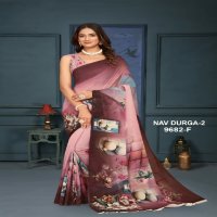 NP Sarees Nav Durga Vol-2 Wholesale Soft Weightless Printed Sarees