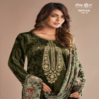 Omtex Ritha Vol-12 Wholesale Pure Viscose Velvet Winter Suits