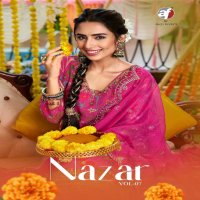 Anju Nazar Vol-7 Wholesale Kurti With Plazzo And Dupatta Collection