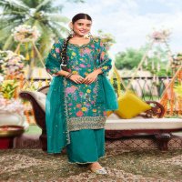 Anju Nazar Vol-7 Wholesale Kurti With Plazzo And Dupatta Collection