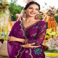 Anju Nazar Vol-7 Wholesale Kurti With Plazzo And Dupatta Collection