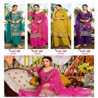 Anju Nazar Vol-7 Wholesale Kurti With Plazzo And Dupatta Collection