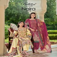 BELLIZA DESIGNER NAIRA VOL 74 COTTON DIGITAL PRINTS MODERN PAKISTANI DRESS