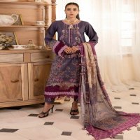 Bin Saeed Gulmohar Vol-1  Wholesale Luxury Cotton Karachi Print Dress Material