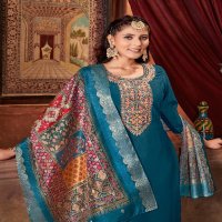 Banwery Galaxy Wholesale Vichitra Silk Top With Bottom And Dupatta