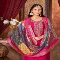 Banwery Galaxy Wholesale Vichitra Silk Top With Bottom And Dupatta