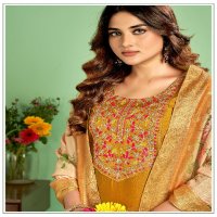 Banwery Jasmin Wholesale Fancy Silk Top With Bottom And Dupatta