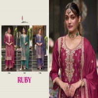 ruby by eba lifestyle chinon readymade party wear ladies suit