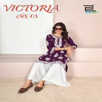 Blue Hills Victoria NX-03 Wholesale 14 Kg Reyon With Work Kurti With Plazzo