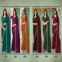 Vipul Nazara Wholesale Chiffon Fabrics Ethnic Sarees