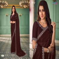 Vipul Nazara Wholesale Chiffon Fabrics Ethnic Sarees