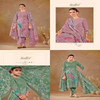 Zulfat Dastoor Wholesale Pure Cotton With Handwork Dress Material