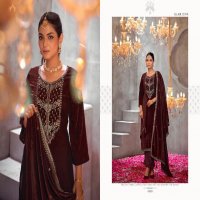 Nishant Shehnaaz Wholesale Pure Vlevet With Neck Work Winter Suits