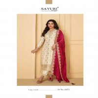 sayuri designer nutan readymade viscose jacquard silk party wear suit
