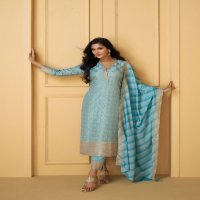 sayuri designer nutan readymade viscose jacquard silk party wear suit