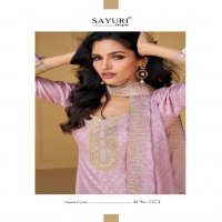sayuri designer nutan readymade viscose jacquard silk party wear suit