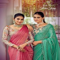 Kashvi Silver Stone Vol-5 Wholesale Jharkan Work Ethnic Sarees