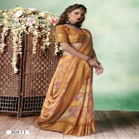 Vallabhi Kavyanshi Vol-2 Wholesale Floral Print Georgette Fabrics Sarees