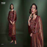 Omtex Aayat Vol-3 Wholesale Pure Viscose Velvet With Hand Work Winter Suits