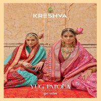 Kreshva Yug Patola Wholesale Poly Viscose Silk Designer Sarees