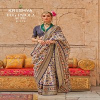 Kreshva Yug Patola Wholesale Poly Viscose Silk Designer Sarees