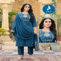 Kaya Pariza Wholesale Roman Silk 3 Piece Salwar Suits