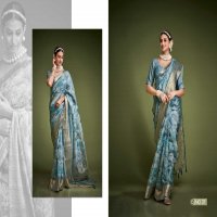 jalsa by kala jamun 36-39 series stylish organza crush saree