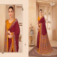 RUCHI VIVANTA SILK VOL 38 SILK CREPE PRINTED SARIS AT BEST RATE