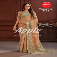 Apple Tapashya Vol-11 Wholesale Sufi Silk Ethnic Indian Sarees