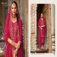 Lily And Lali Real Tulip Wholesale VIscose On Embroidery Top With Bottom And Dupatta