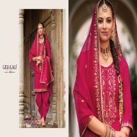 Lily And Lali Real Tulip Wholesale VIscose On Embroidery Top With Bottom And Dupatta