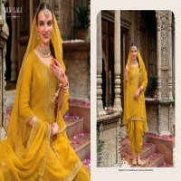Lily And Lali Real Tulip Wholesale VIscose On Embroidery Top With Bottom And Dupatta