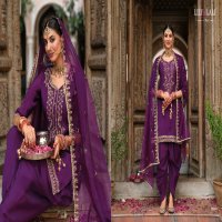 Lily And Lali Real Tulip Wholesale VIscose On Embroidery Top With Bottom And Dupatta