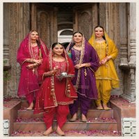 Lily And Lali Real Tulip Wholesale VIscose On Embroidery Top With Bottom And Dupatta