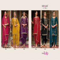 Lily And Lali Real Tulip Wholesale VIscose On Embroidery Top With Bottom And Dupatta