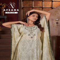 Afsana D.no 208 Wholesale Kaftan Kurti With Pant Combo