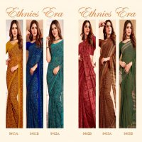 Sushma Ethnics Era Wholesale Printed Weightless Sarees