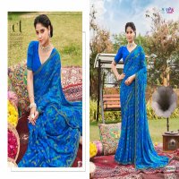 Vipul Sajeeli Wholesale Georgette Fabrics Ethnic Sarees