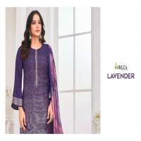 ibiza lavender viscose pashmina jacquard pretty look winter 3pcs dress