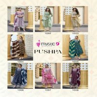 Mystic 9 Pushpa Vol-1 Wholesale Rayon Capsule Umbrella Cut Top With Bottom And Dupatta