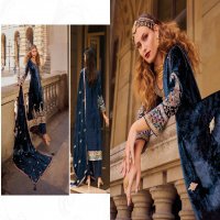 Rangati Vogue Wholesale Plush Velvet Designer Embroidery Winter Suits