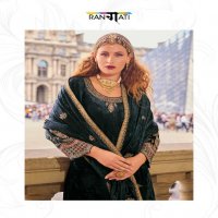 Rangati Vogue Wholesale Plush Velvet Designer Embroidery Winter Suits