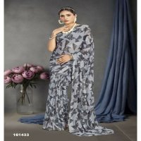 Vallabhi Ivaanka Vol-3 Wholesale Georgette Fabrics Abstract Print Sarees