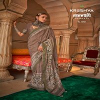 Kreshva Sannari Wholesale Poly Viscose Silk Party Wear Sarees