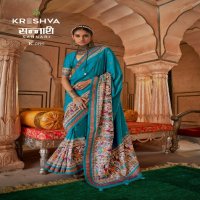 Kreshva Sannari Wholesale Poly Viscose Silk Party Wear Sarees