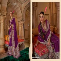 Kreshva Sannari Wholesale Poly Viscose Silk Party Wear Sarees