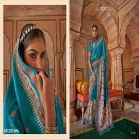 Kreshva Sannari Wholesale Poly Viscose Silk Party Wear Sarees