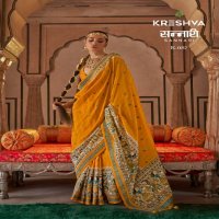 Kreshva Sannari Wholesale Poly Viscose Silk Party Wear Sarees